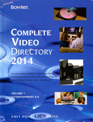 Książka Bowker's Complete Video Directory 4 Volume Set, 2014: 4 Volume Set RR Bowker