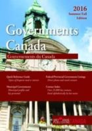 Carte Government Canada: Summer/Fall 2016 Grey House Canada