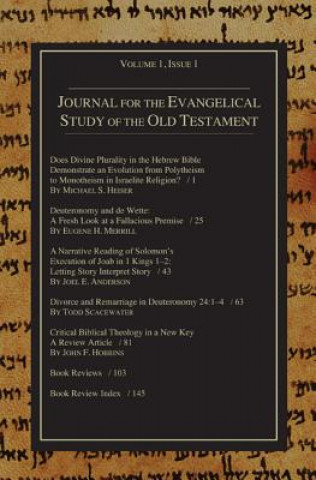 Kniha Journal for the Evangelical Study of the Old Testament, Volume 1 Stephen J. Andrews