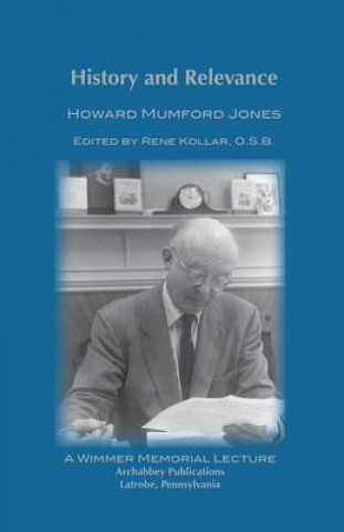 Book History and Relevance Howard Mumford Jones