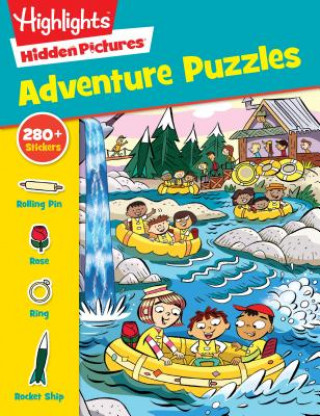 Carte Sticker Adventure Puzzles Highlights for Children