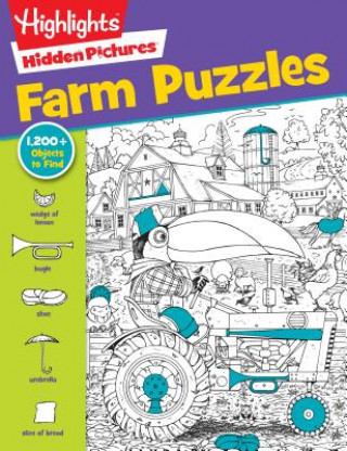 Book Farm Puzzles Highlights for Children