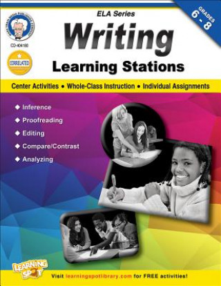 Kniha Writing Learning Stations, Grades 6-8 Schyrlet Cameron
