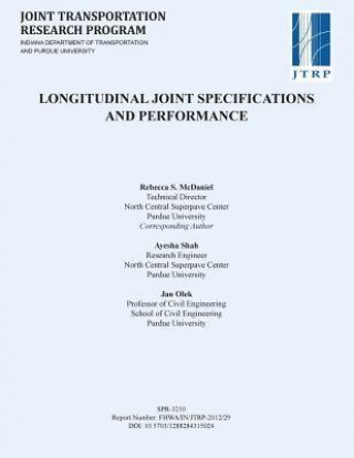 Knjiga Longitudinal Joint Specifications and Performance Rebecca S. McDaniel