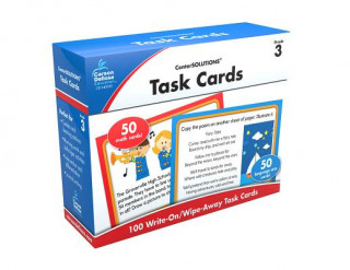 Materiale tipărite Task Cards Learning Cards, Grade 3 Carson-Dellosa Publishing