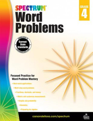 Carte Spectrum Word Problems, Grade 4 Spectrum