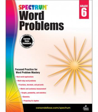 Könyv Word Problems, Grade 6 None