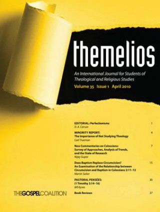 Książka Themelios, Volume 35, Issue 1 D. A. Carson