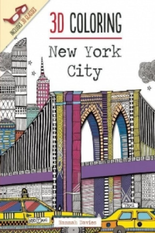 Kniha 3D Coloring: New York City Hannah Davies