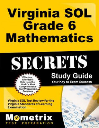 Kniha Virginia SOL Grade 6 Mathematics Secrets: Virginia SOL Test Review for the Virginia Standards of Learning Examination Virginia Sol Exam Secrets Test Prep Team