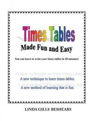 Carte Times Tables Made Fun and Easy Linda Gills Beshears