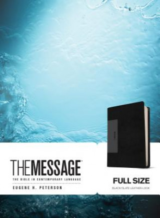 Книга Message Full Size (Leather-Look, Black/Slate) Eugene H. Peterson