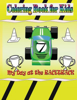 Libro My Day at the Racetrack - Coloring Book Marshall Koontz