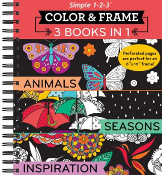 Könyv Color and Frame 3 in 1 Animals Ltd Publications International
