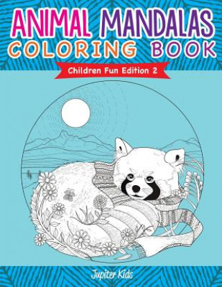 Carte Animal Mandalas Coloring Book Children Fun Edition 2 Jupiter Kids