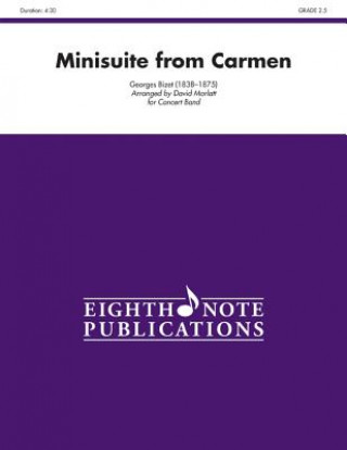 Book Minisuite from Carmen: Conductor Score Georges Bizet