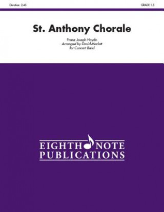 Kniha St. Anthony Chorale: Conductor Score & Parts Franz Joseph Haydn