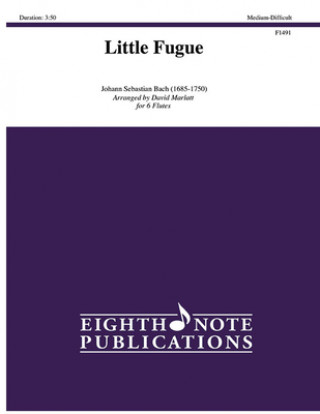 Knjiga Little Fugue: Score & Parts Johann Sebastian Bach