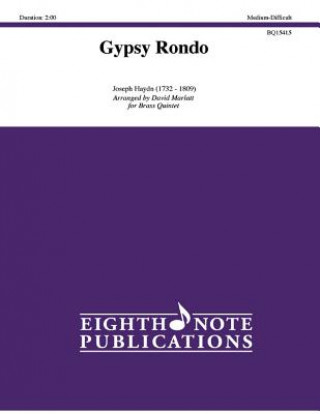Carte Gypsy Rondo: Score & Parts Joseph Haydn
