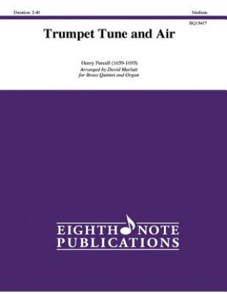 Kniha Trumpet Tune and Air: Score & Parts Henry Purcell