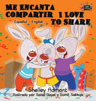 Kniha Me Encanta Compartir I Love to Share Shelley Admont
