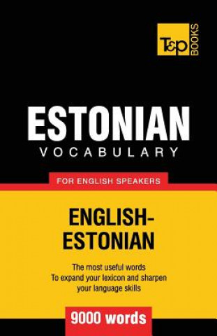 Carte Estonian vocabulary for English speakers - 9000 words Andrey Taranov