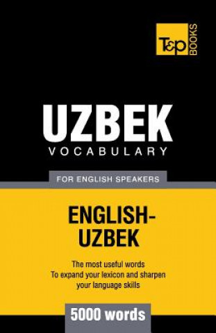 Carte Uzbek vocabulary for English speakers - 5000 words Andrey Taranov