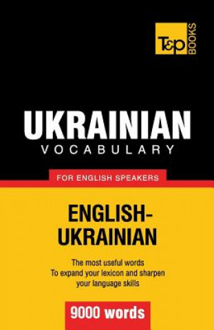 Kniha Ukrainian vocabulary for English speakers - 9000 words Andrey Taranov