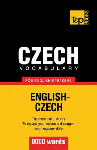 Könyv Czech vocabulary for English speakers - 9000 words Andrey Taranov