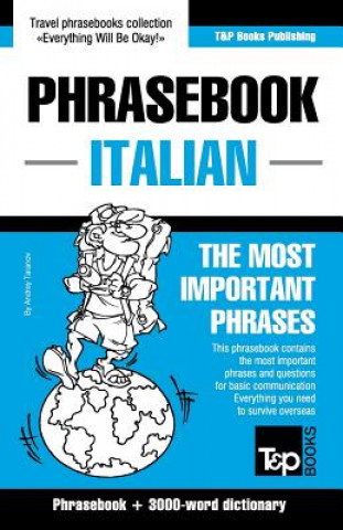 Książka English-Italian phrasebook and 3000-word topical vocabulary Andrey Taranov