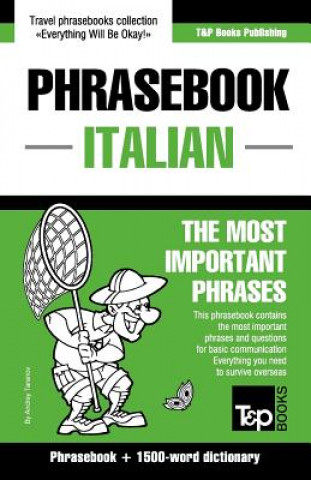 Kniha English-Italian phrasebook and 1500-word dictionary Andrey Taranov