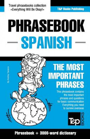 Książka English-Spanish phrasebook and 3000-word topical vocabulary Andrey Taranov