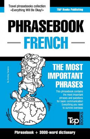 Kniha English-French phrasebook and 3000-word topical vocabulary Andrey Taranov