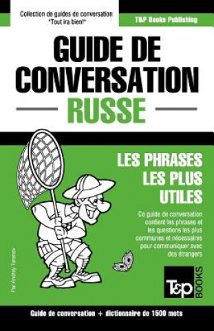 Carte Guide de conversation Francais-Russe et dictionnaire concis de 1500 mots Andrey Taranov