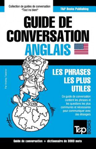 Carte Guide de conversation Francais-Anglais et vocabulaire thematique de 3000 mots Andrey Taranov