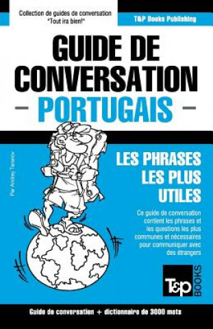 Carte Guide de conversation Francais-Portugais et vocabulaire thematique de 3000 mots Andrey Taranov