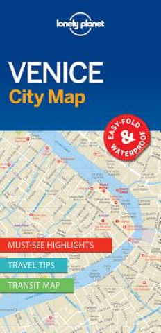 Tlačovina Lonely Planet Venice City Map Lonely Planet