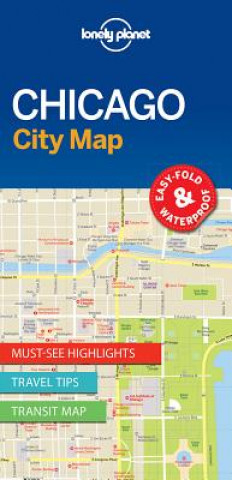 Prasa Lonely Planet Chicago City Map Lonely Planet