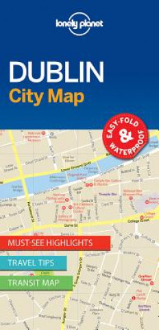 Nyomtatványok Lonely Planet Dublin City Map Lonely Planet