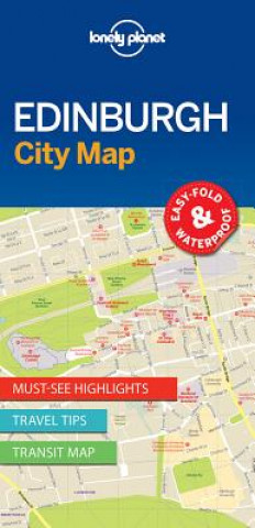 Materiale tipărite Lonely Planet Edinburgh City Map Lonely Planet