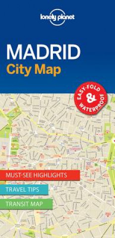Materiale tipărite Lonely Planet Madrid City Map Lonely Planet