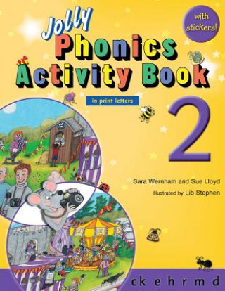 Könyv Jolly Phonics Activity Book 2 (in Print Letters) Sara Wernham