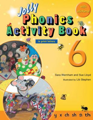 Könyv Jolly Phonics Activity Book 6 (in Print Letters) Sara Wernham