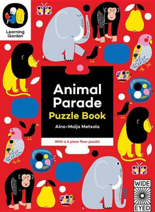 Книга Animal Parade: Puzzle Book - With a 6 Piece Floor Puzzle! Aino-Maija Metsola