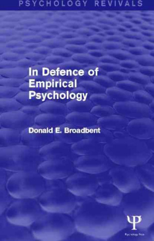 Βιβλίο In Defence of Empirical Psychology D. E. Broadbent