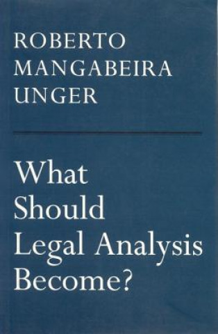 Carte What Should Legal Analysis Become? Roberto Mangabeira Unger