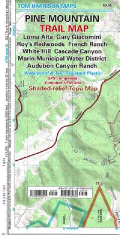 Tiskovina Pine Mountain Trail Map Tom Harrison