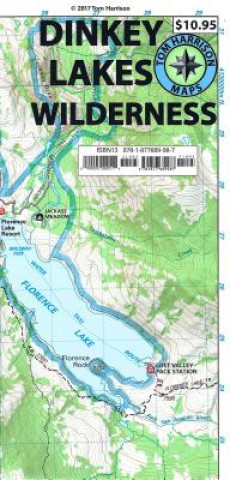 Tiskanica Dinkey Lakes Wilderness Trail Map Tom Harrison