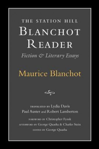 Kniha Blanchot Reader Maurice Blanchot