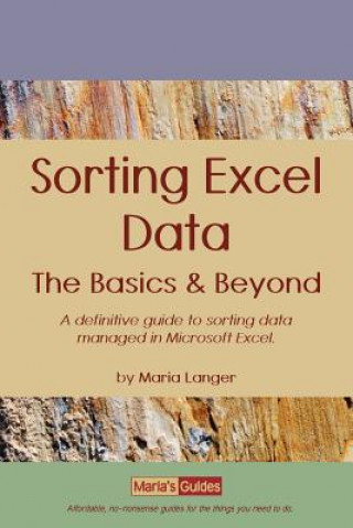 Kniha Sorting Excel Data: The Basics & Beyond Maria Langer